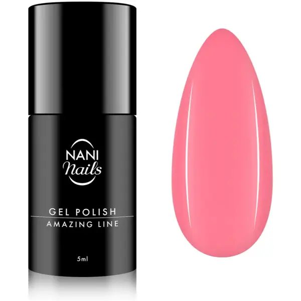 NaniNails NANI Amazing Line lac de unghii sub forma de gel culoare Pink Gleam 5 ml