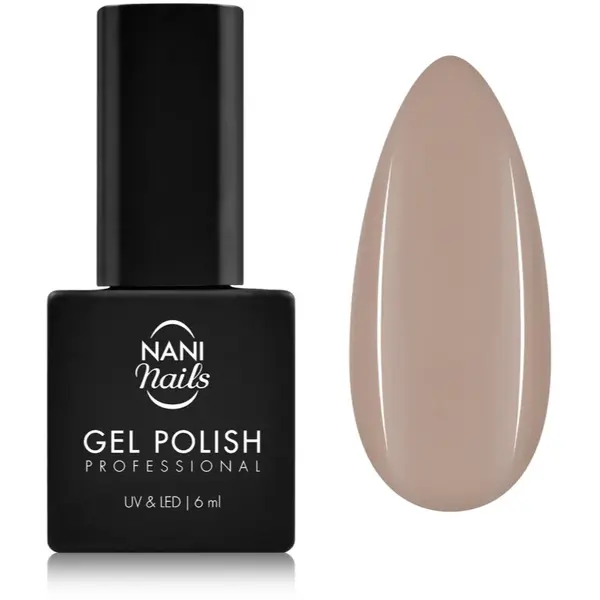 NaniNails NANI Professional lac de unghii sub forma de gel culoare Light Coffee 6 ml