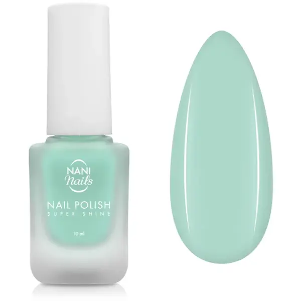 NaniNails NANI Super Shine lac de unghii cu rezistenta indelungata culoare Mint Fantasy 10 ml