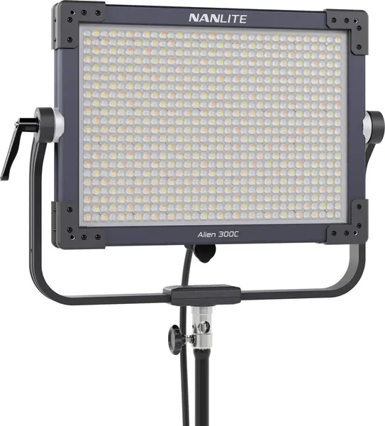 Nanlite Alien 300C Panou LED RGBWW IP55, 350W, 2700K-12000K, CRMX DMX Wireless, Unitate Control Separata