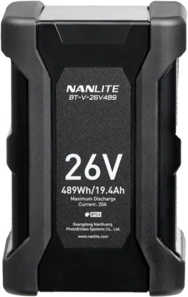 Nanlite battery V-mount 26V 489WH