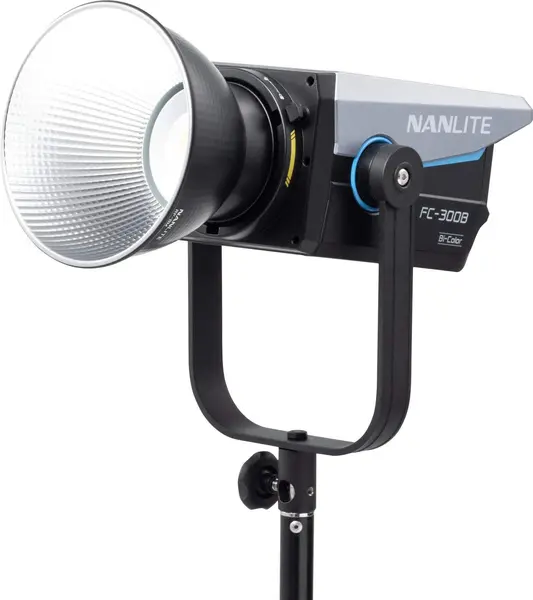 Nanlite FC-300B Lampa LED, Bi-Color, Putere 350W, CCT 2700K-6500K, Montura Bowens, Control DMX/APP, 12 Efecte, Geanta transport