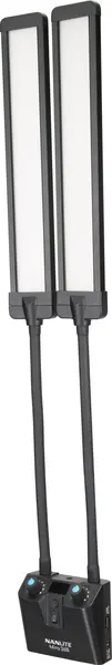 Nanlite Mira 26B Beauty Light Lampa LED Bi-Color, 2700K-6500K, Brate Flexibile Duale, Suport Smartphone, Stativ LS-170 si Geanta