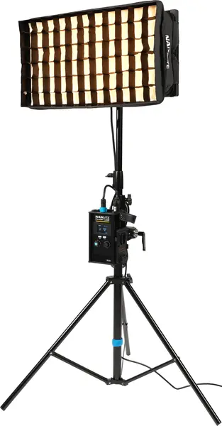 Nanlite PavoSlim 120B Panou LED Bi-Color, 150W, 2700K-6500K, 17620 Lux, Quick Release Softbox, V-Mount, Control DMX si App