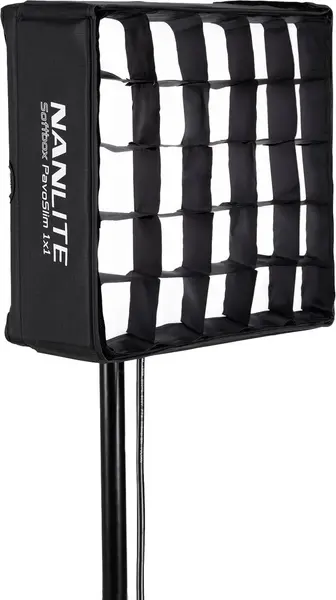 Nanlite SB-PS60-F Softbox Pliabil cu Eggcrate (Grid) pentru Panou LED PavoSlim 60B si 60C, Montare Rapida