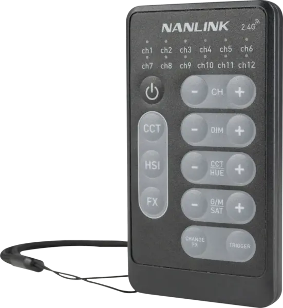 Nanlite WS-RC-C2 Telecomanda Wireless 2.4GHz pentru Lumini RGB si Bi-Color
