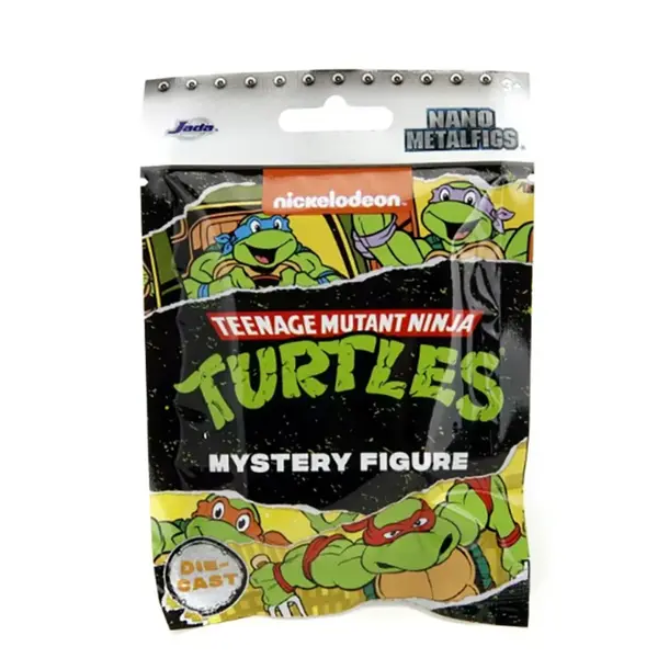 Nano figurina surpriza din metal, Jada, Nano Ninja Turtles, 4 cm