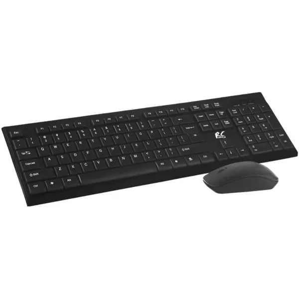 nano RS Set tastatura cu mouse wireless NanoRS Combo RS580, Negru