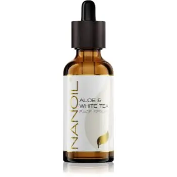 Nanoil Aloe & White Tea ser facial cu aloe vera și ceai verde