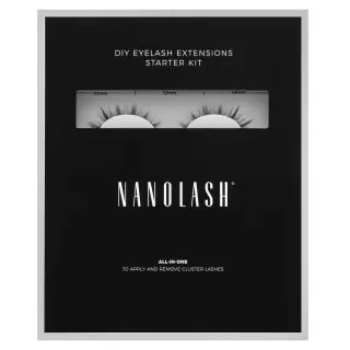 Nanolash DIY Eyelash Extensions Starter Kit set pentru extensia genelor acasă Flirty