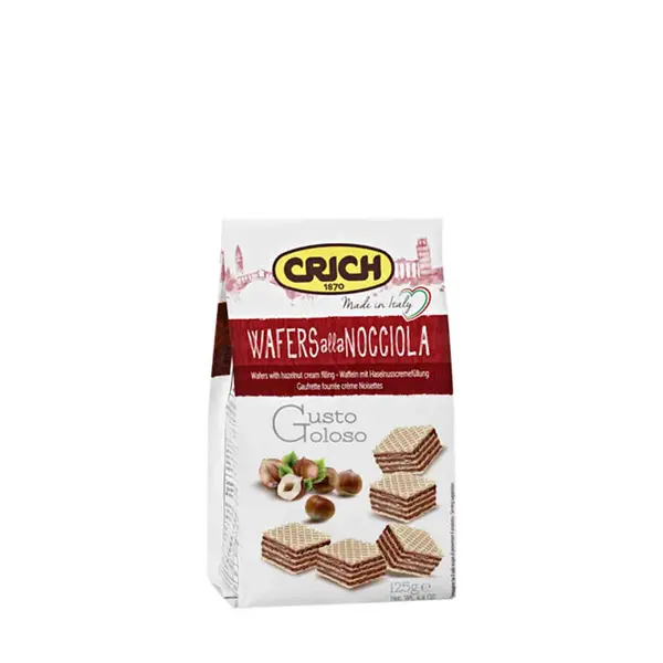 Napolitane cu crema de alune 125 gr