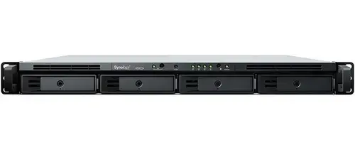 NAS Synology RackStation RS822+, 4 Bay-uri, Gigabit, Procesor AMD Ryzen V1500B, 2 GB DDR4 ECC (Negru)