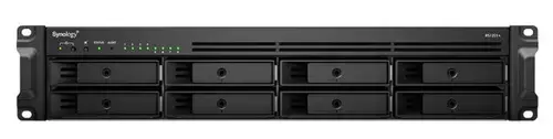 NAS Synology RS1221RP+, 8 Bay-uri, Gigabit, Procesor AMD Ryzen V1500B, 2.2 GHz, 4 GB DDR4 ECC