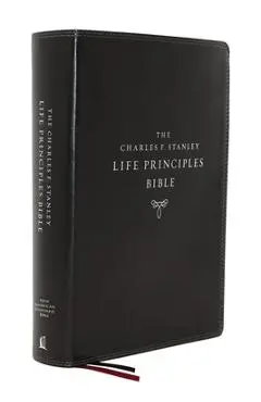 Nasb, Charles F. Stanley Life Principles Bible, 2nd Edition, Leathersoft, Black, Thumb Indexed, Comfort Print: Holy Bible, New American Standard Bible - Charles F. Stanley