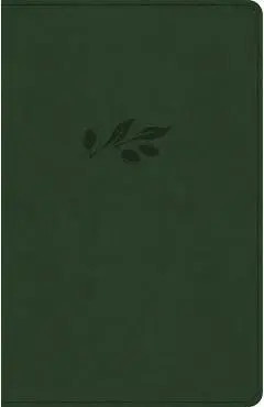 NASB Large Print Personal Size Reference Bible, Olive Leathertouch - Holman Bible Publishers
