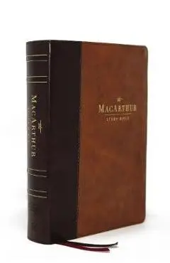 Nasb, MacArthur Study Bible, 2nd Edition, Leathersoft, Brown, Thumb Indexed, Comfort Print: Unleashing God's Truth One Verse at a Time - John F. Macarthur