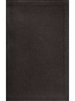 NASB, Personal Size Bible, Large Print, Genuine Leather, Calfskin, Black, Red Letter, 1995 Text, Thumb Indexed, Comfort Print/Zondervan