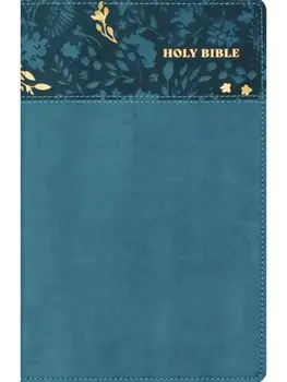 NASB, Personal Size Bible, Large Print, Leathersoft, Teal, Red Letter, 1995 Text, Thumb Indexed, Comfort Print/Zondervan