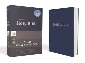 Nasb, Pew and Worship Bible, Hardcover, Blue, 1995 Text, Comfort Print, Hardcover/Zondervan