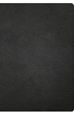 NASB Super Giant Print Reference Bible, Black Genuine Leather, Indexed - Holman Bible Publishers