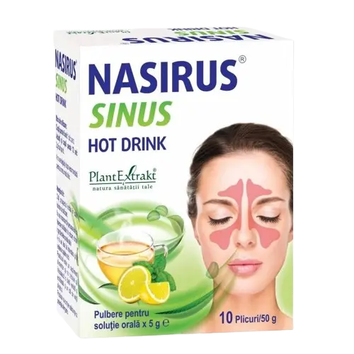 Nasirus Sinus Hot Drink, 10 plicuri, PlantExtrakt