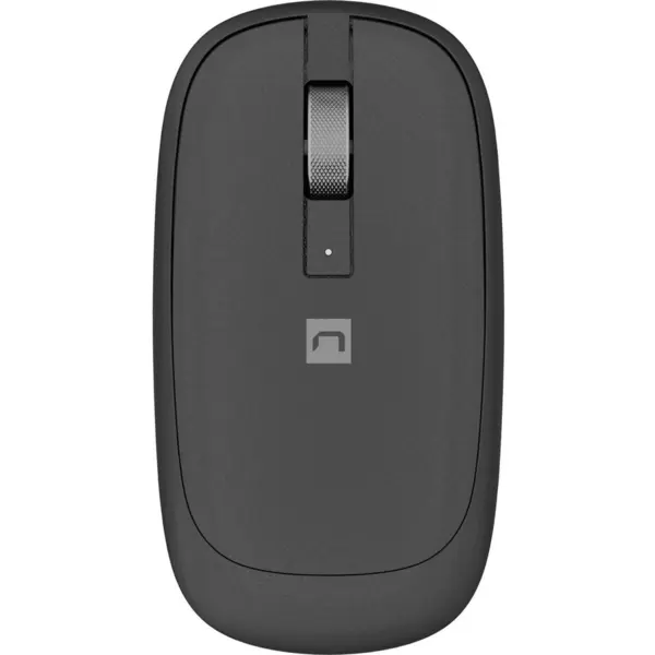 natec Mouse wireless Natec Lark, rezolutie 400DPI, 3 butoane, baterii 1x AA, Negru