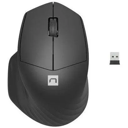 natec Mouse wireless Natec NMY-1970, Bluetooth, 1600 DPI, Negru
