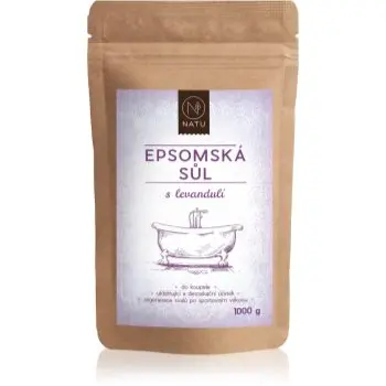 NATU Epsom salt with lavender saruri de baie
