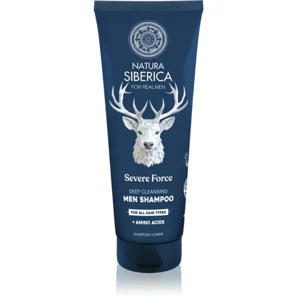 Natura Siberica Arctic Wild Severe Force sampon pentru curatare pentru bărbați 200 ml