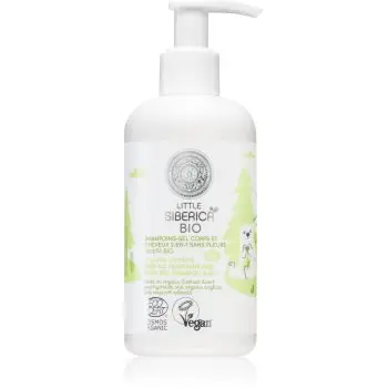 Natura Siberica Little Siberica BIO gel de duș pentru corp și păr pentru nou-nascuti si copii