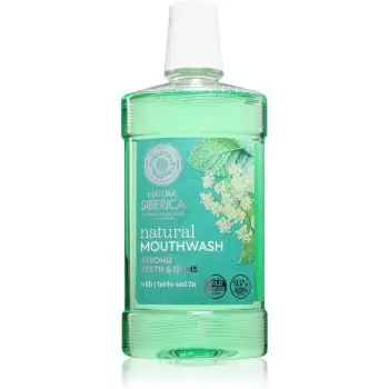 Natura Siberica Natural Mouthwash Strong Teeth & Gums apă de gură pe bază de plante cu zinc