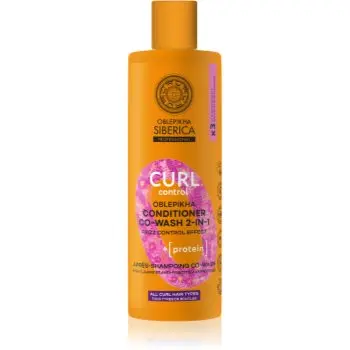 Natura Siberica Oblepikha Siberica Curl Control balsam pentru netezirea părului indisciplinat pentru păr creț