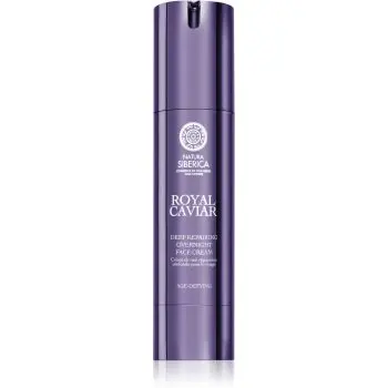 Natura Siberica Royal Caviar crema regeneratoare de noapte cu caviar