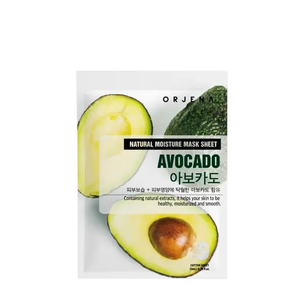 Natural moisture sheet mask – avocado 23 ml