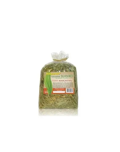 NATURAL-VIT Fân cu morcov pentru rozătoare și iepuri 300 g