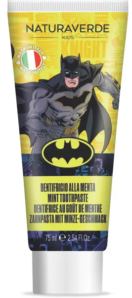 Naturaverde Pastă de dinți pentru copii Batman, mentă, 75 ml