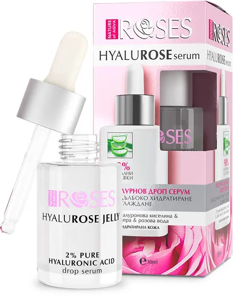 Nature of Agiva Roses Ser facial hidratant și netezitor, 30 ml