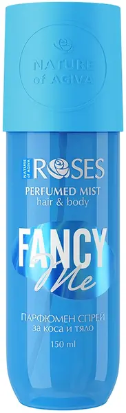 Nature of Agiva RosesSpray parfumat pentru păr și corp Fancy Me, 150 ml