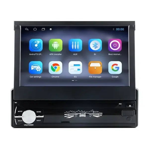 Navigatie 1DIN cu Android Renault Modus 2004 - 2012, 1GB RAM, Radio GPS Dual Zone, Display HD 7" Touchscreen, Internet Wi-Fi, Bluetooth, MirrorLink, USB