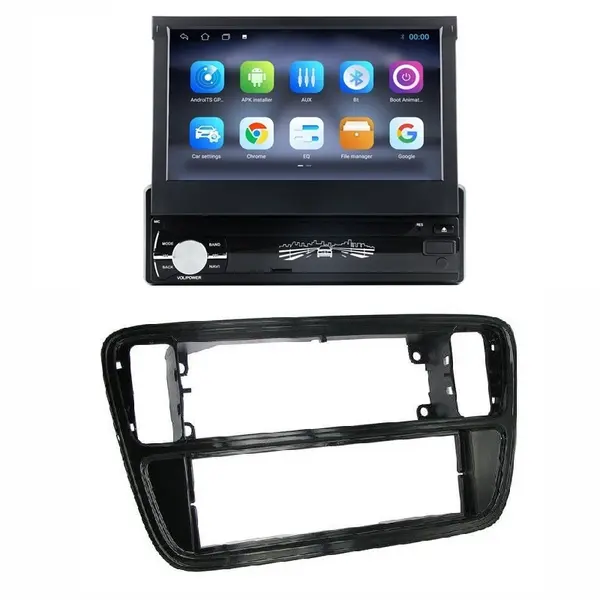 Navigatie 1DIN cu Android Seat Mii 2011 - 2019, 2GB RAM, Radio GPS Dual Zone, Display HD 7" Touchscreen, Internet Wi-Fi, Bluetooth, MirrorLink, USB