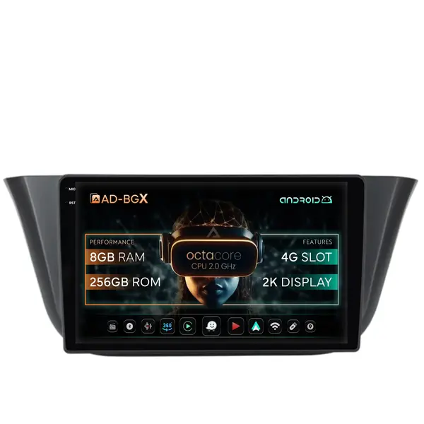 Navigatie 2K Iveco Daily (2013+), Android, S-Quadcore 4GB RAM + 64GB ROM, 9.5 Inch - AD-BGS90042K+AD-BGRKIT361