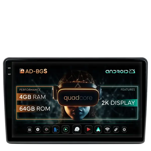Navigatie 2K Kia CEED (2006-2012), Android, S-Quadcore 4GB RAM + 64GB ROM, 9.5 Inch - AD-BGS90042K+AD-BGRKIT147