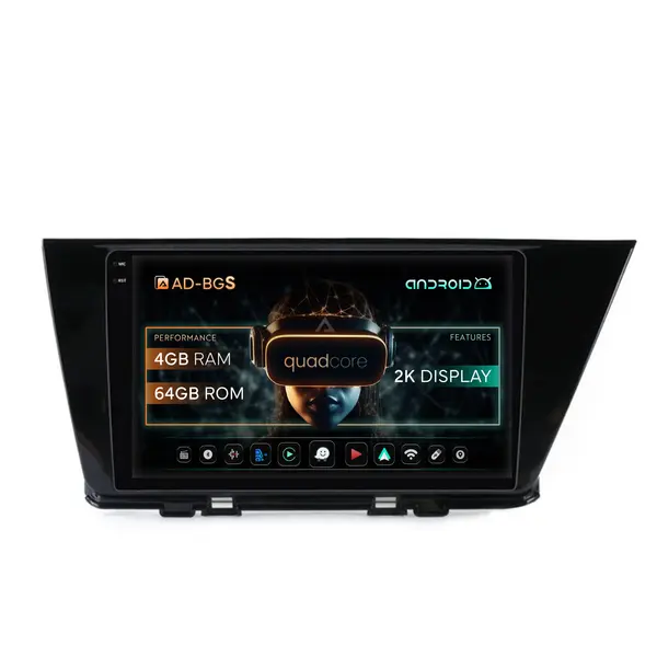 Navigatie 2K Kia Niro (2016+), Android, S-Quadcore 4GB RAM + 64GB ROM, 9.5 Inch - AD-BGS90042K+AD-BGRKIT152