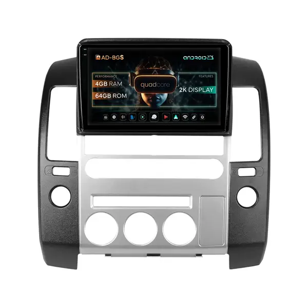 Navigatie 2K Nissan Pathfinder-Navara (2004-2014), Android, S-Quadcore 4GB RAM + 64GB ROM, 9.5 Inch - AD-BGS90042K+AD-BGRKIT170V2