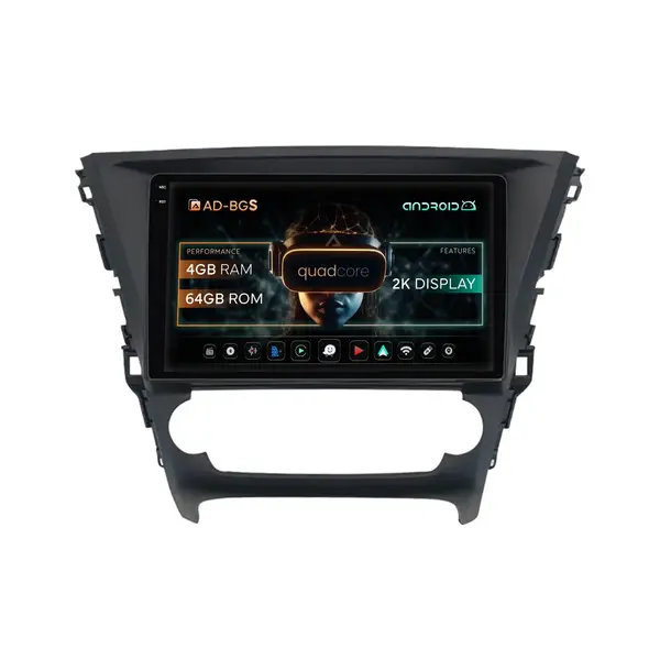 Navigatie 2K Toyota Avensis (2015-2018), Android, S-Quadcore 4GB RAM + 64GB ROM, 10.36 Inch - AD-BGS100042K+AD-BGRKIT063