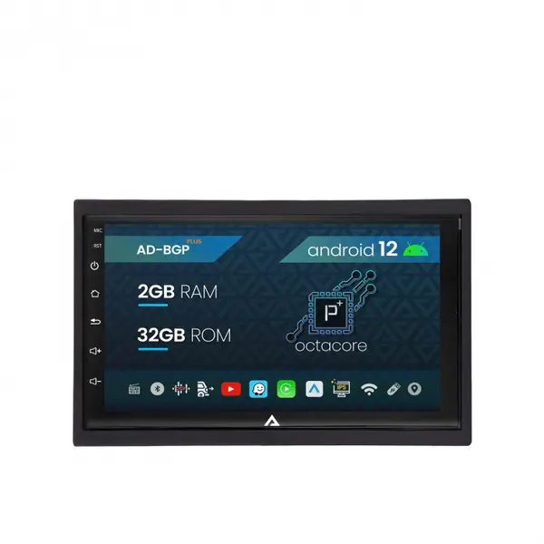 Navigatie All-in-one, Android 12, Octacore, 2GB RAM 32GB ROM, 7 Inch - AD-BGP1002
