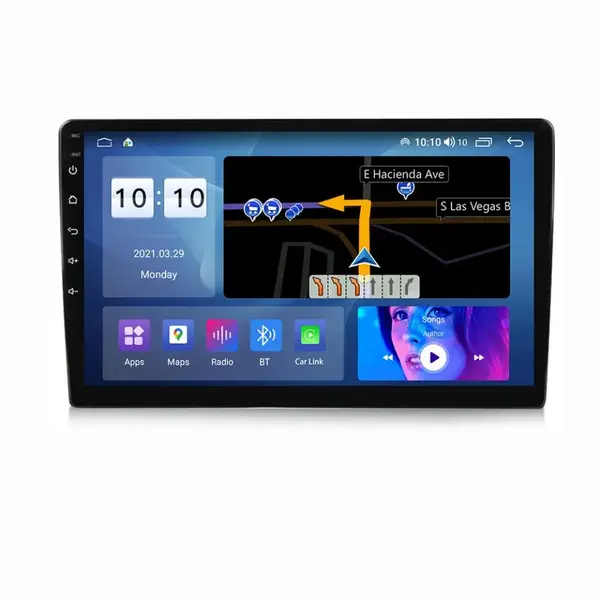 Navigatie All-in-one Universala, Android 12, 2GB RAM + 32GB ROM, host, cablu RCA, microfon, IPC, CARPLAY, 9 Inch - 9M200S