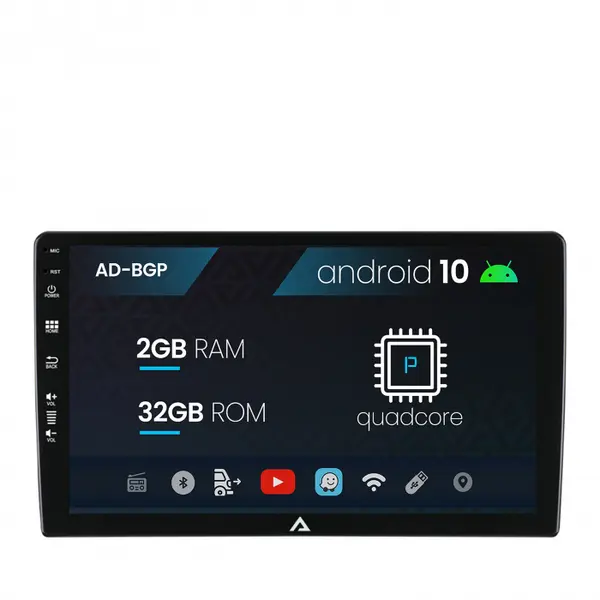 Navigatie All-in-one Universala, Android 12, P-Octacore 2GB RAM + 32GB ROM, 9 Inch - AD-BGP9002