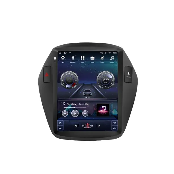 Navigatie Android Dedicata Hyundai Ix35 (2009 - 2015) 9.7 Inch, 6Gb Ram, 128Gb stocare, Bluetooth, WiFi, Carplay