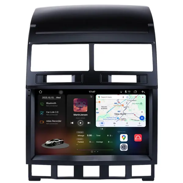 Navigatie Android Volkswagen Touareg (2003-2010), 2K, 12Gb Ram, 256Gb Stocare, Carplay